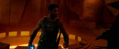 It's quite fitting that you'll both
die together here in my house. - Gods of Egypt