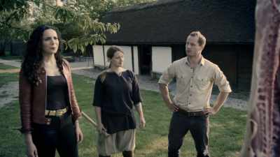 It's quite standard for--for practicing
with different sharp weapons. - Viking Warrior Women