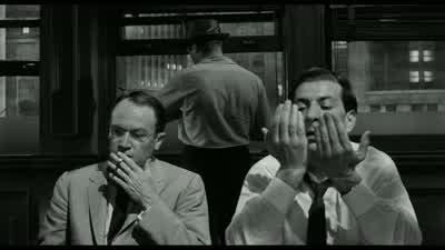 Boy oh boy It's really hot huhPardon me but don't you ever sweatNo I don't - 12 Angry Men