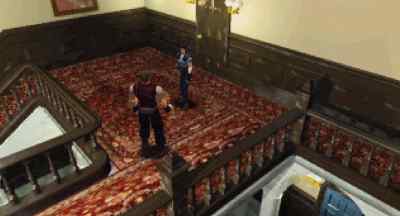 It's really powerful, especially
against living things. - George A. Romero's Resident Evil