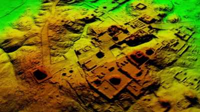It's revealing palaces
and pyramids, - Lost Treasures of the Maya