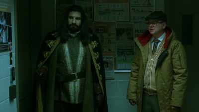 It's right behind you, man.
That door. - What We Do in the Shadows