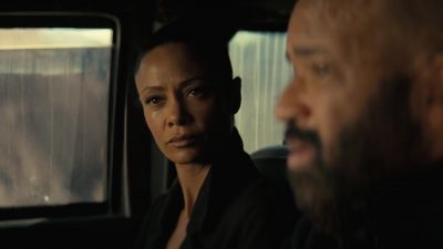 It's safer to proceed on foot
from here. - Westworld