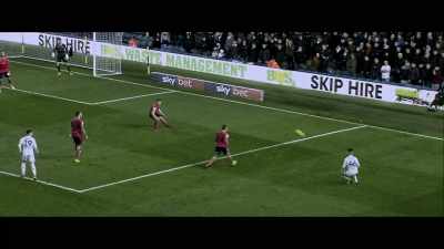 It's Shackleton on the overlap for United, - Take Us Home: Leeds United