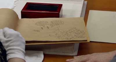 -It's signed by Walt.
-Signed by Walt and with the Walt drawing. - Adventure Thru the Walt Disney Archives