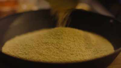 It's slightly nuttier
than regular couscous - Nigella: At My Table
