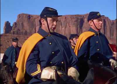 It's solid silver, sir,
brought on from Kansas City. - She Wore a Yellow Ribbon