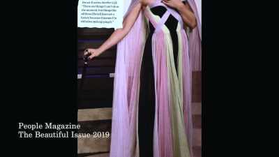It's something I don't think
I would have worn without the cane. - Introducing, Selma Blair