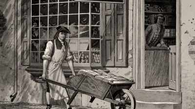 It's sort of impossible
to know what was there - Benjamin Franklin