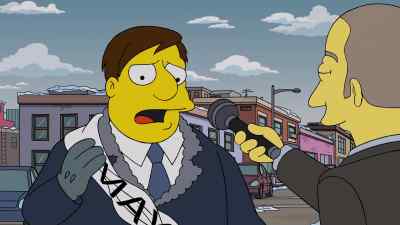 It's Springfield's turn
to have its drunken sports fans - The Simpsons: O C'mon All Ye Faithful
