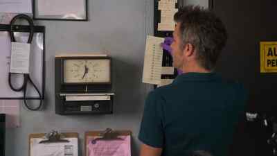 It's still AJ's shift. The next guy starts
in a half-hour, so we have to hurry. - Santa Clarita Diet