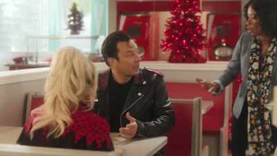 It's subtle, it's subtle.
What are we gonna get to eat? - Dolly Parton's Mountain Magic Christmas