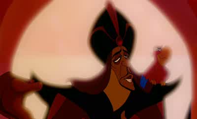 It's this suitor business Jasmine refuses to choose a husbandI'm at my wit's end Awk Wit's endOhHave a cracker pretty PollyYour Majesty certainly has a way with dumb animals - Aladdin