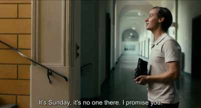 It's Sunday, no one is here.
I promise you.
. - Never Look Away