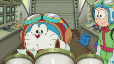 It's so sunny but raining at the same time.
Weird weather. - Doraemon the Movie: Nobita's Sky Utopia