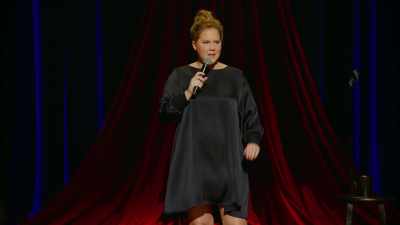 It's supposed to be, you know, a secret.
The second you get it, your mom goes, - Amy Schumer: Growing