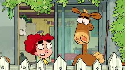 It's supposed to scare
away the-- - It's Pony
