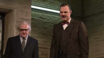 It's the courts that's hanging ya, not us - National Theatre Live: Hangmen