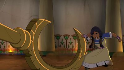 It's the eyes! Go for the eyes! - Night at the Museum: Kahmunrah Rises Again