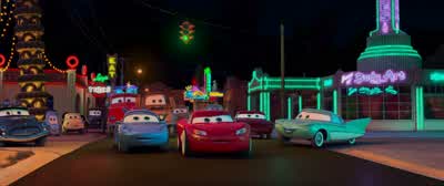 It's the ghostlightWe have found McQueen We have found McQueen - Cars