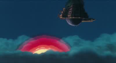 It's the heaνenly fire that destroyed Sodom and Gomorrah. - Castle in the Sky