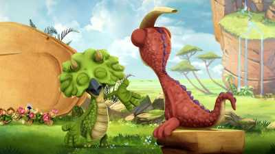 It's the perfect music for a tea party. - Gigantosaurus