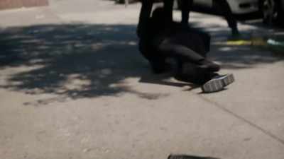 - It's the shoes, man.
- Come on, up. - East New York