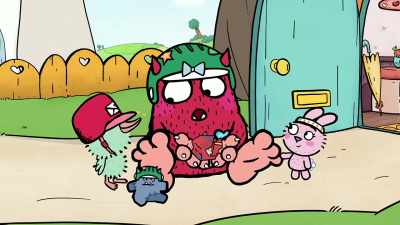 - It's the thought
that counts. [chuckles] - Love Monster
