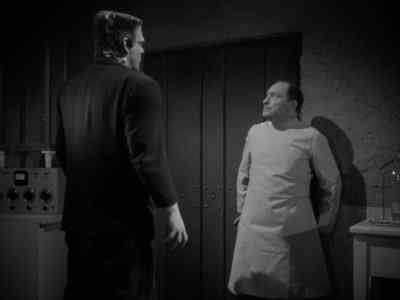 It's the townspeople.
I can't offer you protection now. - The Ghost of Frankenstein