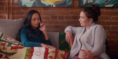 - It's their first Christmas
away from each other - Christmas with a Kiss