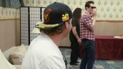 - It's time to do this.
- [indistinct chatter] - Jackass Forever