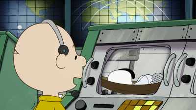 It's time to get ready for your launch.
Are you excited about coming home? - Snoopy in Space