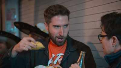 -It's tongue taco.
-"Tongue taco." - Sue Perkins: Perfectly Legal