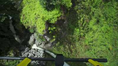It's too dangerous to land here, - The Green Planet