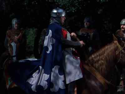 It's too dark now.
We'll return to the castle. - The Bandit of Sherwood Forest