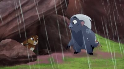 It's too scary out there!
Can't you just let us hide? - The Lion Guard