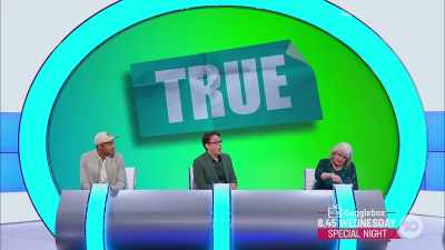 ..it's true.
(CHIMING) - Would I Lie to You?