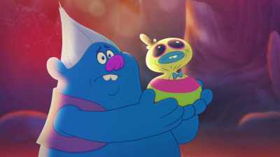 ‐ It's true!
Look what the hugs did to Mr.
Dinkles! - Trolls: TrollsTopia