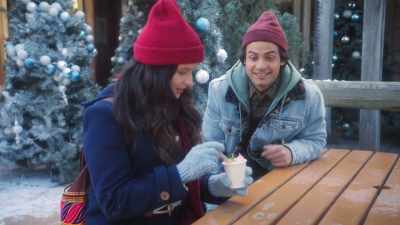 It's, uh, white-chocolate mousse
with candy cane and mint glaze. - The Dog Days of Christmas