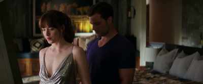 It's, um, good for sweating,
and has full range of motion. - Fifty Shades Freed
