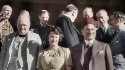 It's unclear if Churchill 
ever agreed - Greatest Events of World War II in Colour