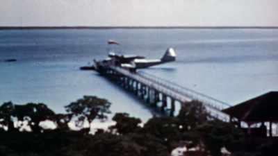 It's uninhabited
until Pan Am turns it - The Pacific War in Color