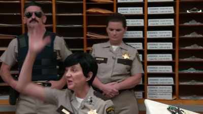 It's "-upagus." - Reno 911! The Hunt for QAnon