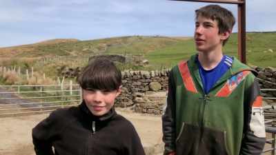 It's very easy to forget that
you've still got school work - Our Yorkshire Farm