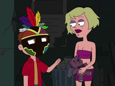 It's very simple, madam.
I'd like you to turn a trick-- - American Dad!