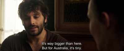 It's way bigger than here.
But for Australia, it's tiny. - Back to Burgundy