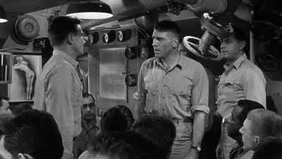 -It's this way, sir. I. . .
-Why didn't you stop him? - Run Silent Run Deep