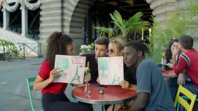 It's weird. Why is Armando
at an interview
in a romantic restaurant? - Find Me in Paris