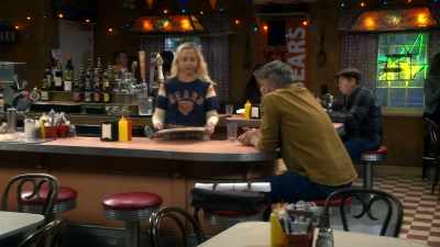 It's weird.
You've got a pizza oven, - The Conners