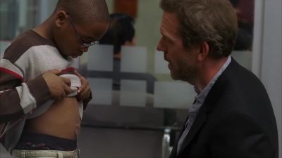 It's well into the intestines.
He's fine. - House